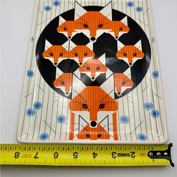 Charley Harper West Elm Foxsimilies Fox Tray MCM - Picture 6 of 8